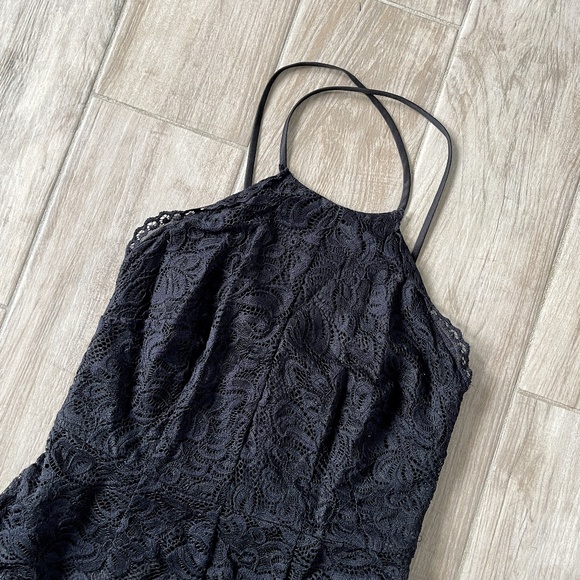 [Laundry by Shelli Seal] Lace Black Cocktail Dress - Picture 3 of 5